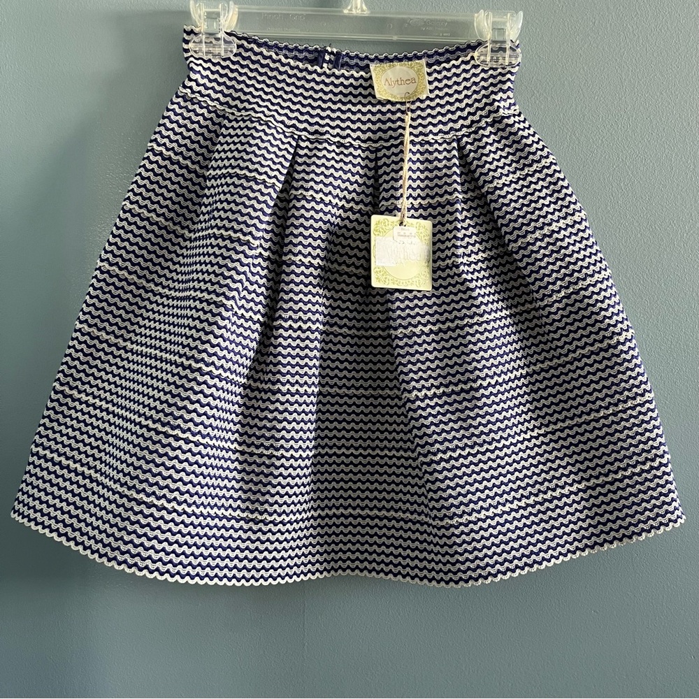 ModCloth Alythea Striped Mini Bandage Skirt